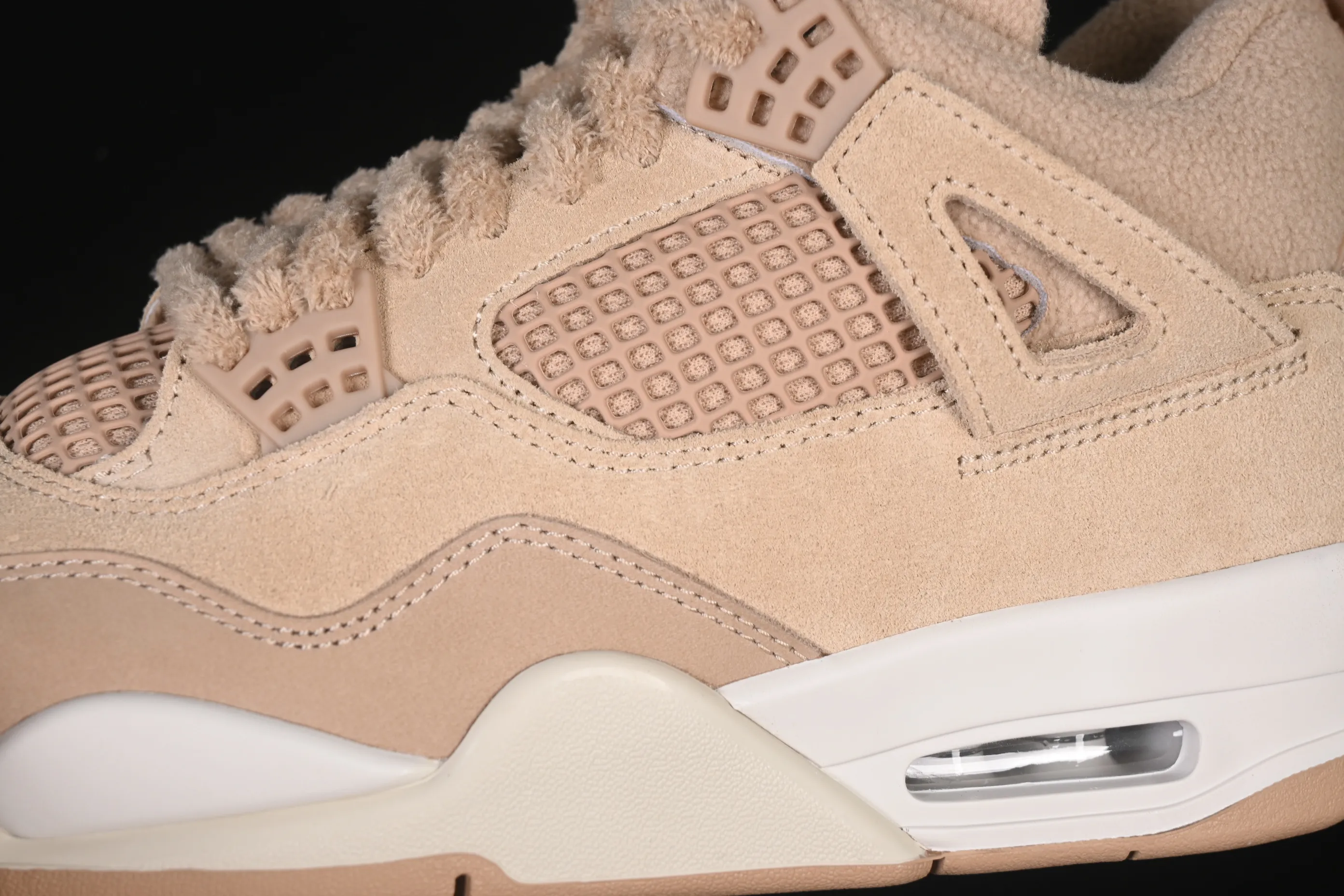 All categories Air Jordan Jordan series basketball shoes Air Jordan 4 GX foreign trade version Air Jordan 4 Retro "Cozy Girl" AJ4 Joe 4 plush warm yellow HV0823-200